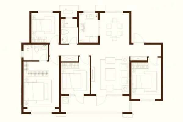 143平4室戶型集合,看看你最中意的是哪個 143平4室戶型集合,看看你最中意的是哪個