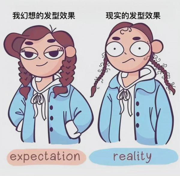 理想中的樣子VS現實中的樣子？畫師繪製日常小漫畫，難以反駁