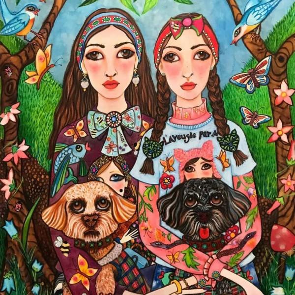 55歲大媽剛戒毒又患癌，第一次拿起畫筆便完美蛻變Gucci金牌畫師