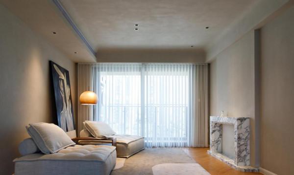 LDK一體設計+半吊無主燈設計，看了他112㎡新家後，果斷拍照收藏