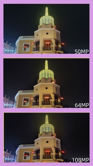 畫素高就一定好?50M/64M/108M後置相機實拍對比 畫素高就一定好?50M/64M/108M後置相機實拍對比