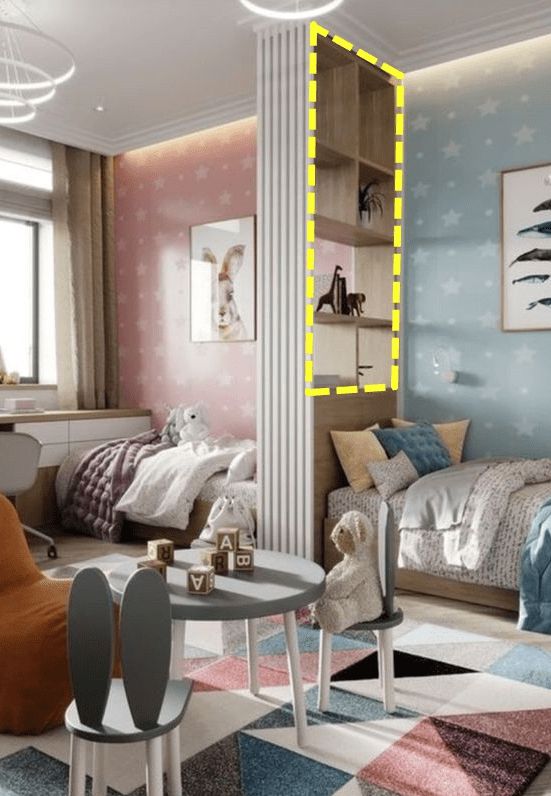 二胎房間別再做上下鋪，這樣去擺放，錢沒白花還能多出3㎡收納