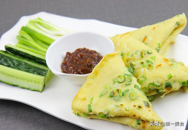 小蔥煎雞蛋餅最簡單的做法，營養美味又好吃，學會了輕鬆搞定早餐