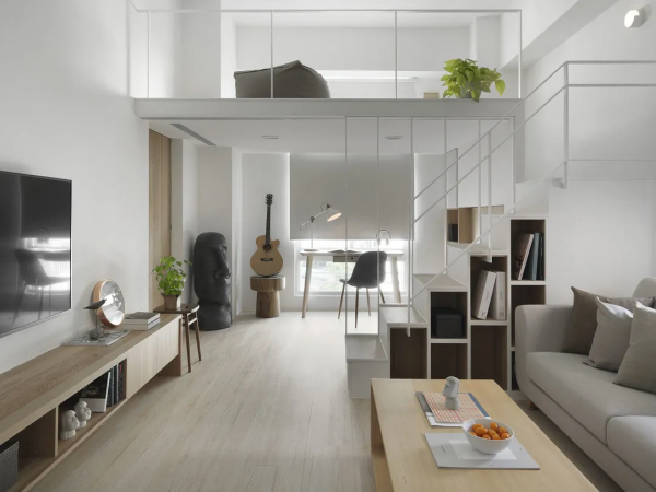 純白爽朗的60㎡現代簡約裝修風格,個人的專屬樂園 純白爽朗的60㎡現代簡約裝修風格,個人的專屬樂園