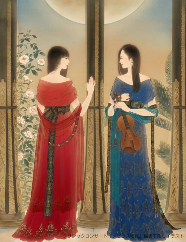 女人、貓與花——日本畫家松浦工筆女性繪畫作品(圖) 女人、貓與花——日本畫家松浦工筆女性繪畫作品(圖)