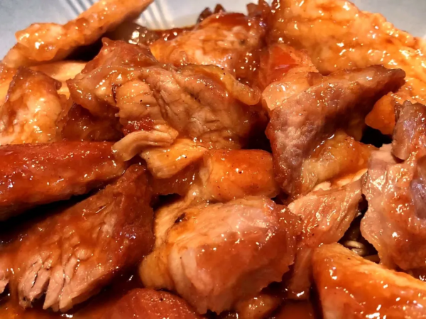 潮爸9月20日午餐記錄，仔姜炒鮑魚、嫩豆腐蝦泥雞蛋羹、自制叉燒