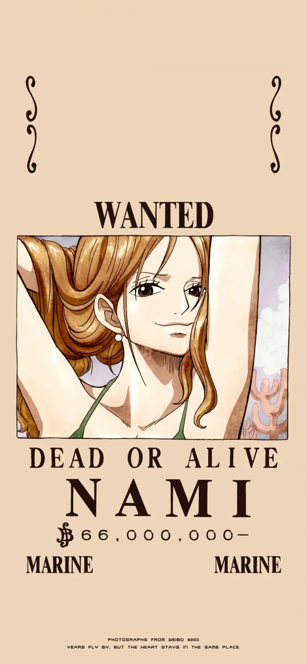 海賊王桌布│通緝令風格桌布