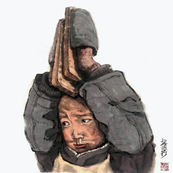 業餘畫家龍波行、作品精湛很正點