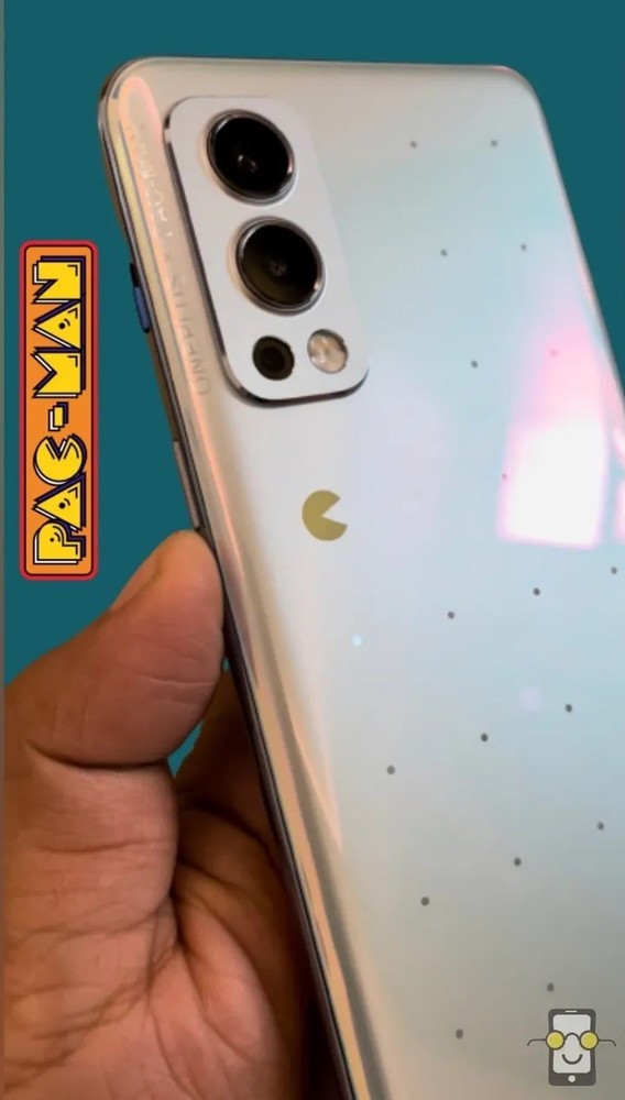 一加與吃豆人合作款Nord 2真機曝光：背部發光元素豐富