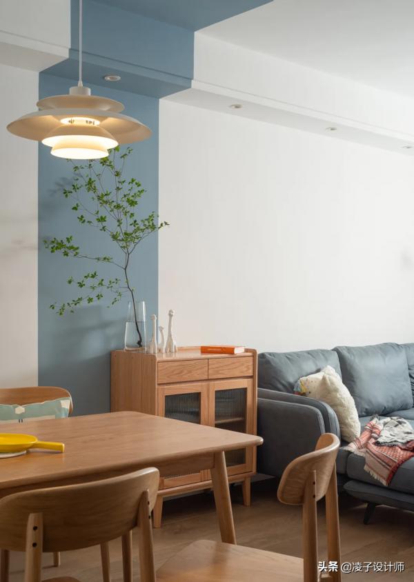 一家三口的90㎡舒適“小窩”，多彩元素的加入，讓生活更出彩