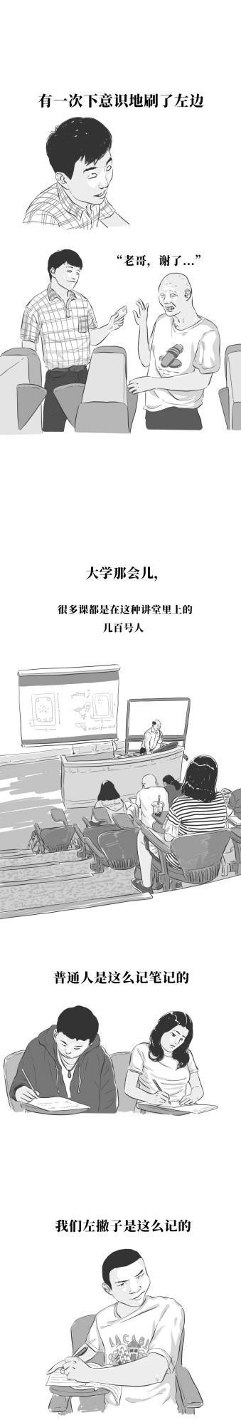 漫畫—《左撇子實在是太難了》