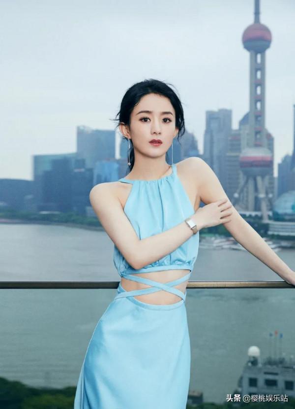 趙麗穎驚豔美圖，笑容甜美，身材完美