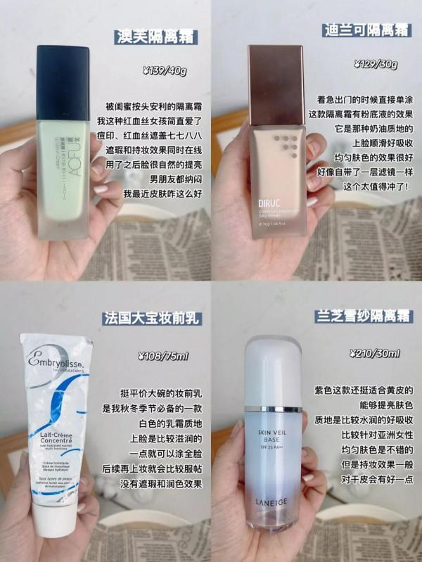 素顏也要塗隔離？網紅隔離霜真的名副其實嗎