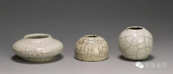 雲煙過眼 -- 哥釉文房小品一組