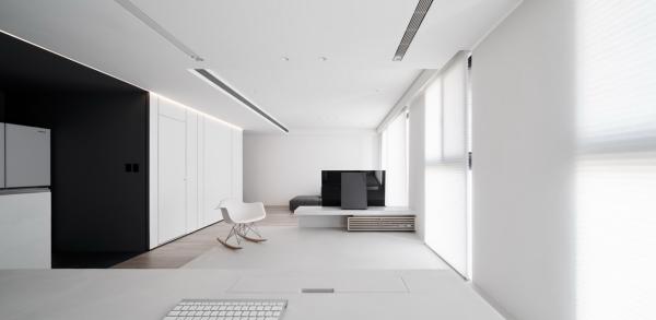 33歲小姐姐的89㎡住宅，全屋只留一間房，白色系開放空間，好治癒