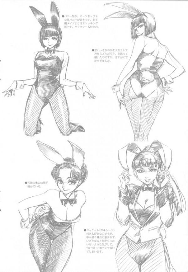 以畫女僕角色見長的漫畫家森薰,其筆下的女性角色設計稿 以畫女僕角色見長的漫畫家森薰,其筆下的女性角色設計稿