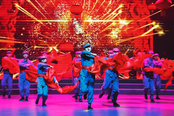 部隊年會什麼排面，感受一下