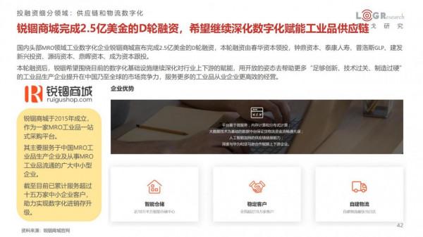 中國供應鏈及物流行業投融資分析報告