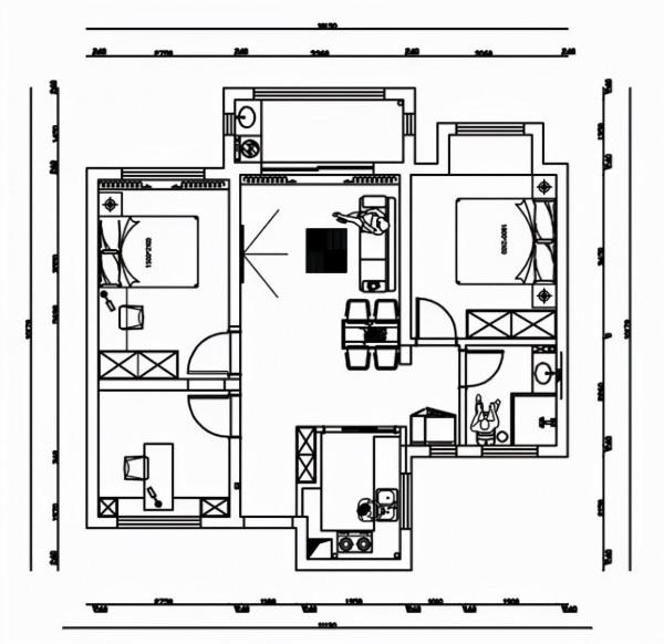 小尼宅配 | 79m²現代三居室，灰色調的設計超級好打理