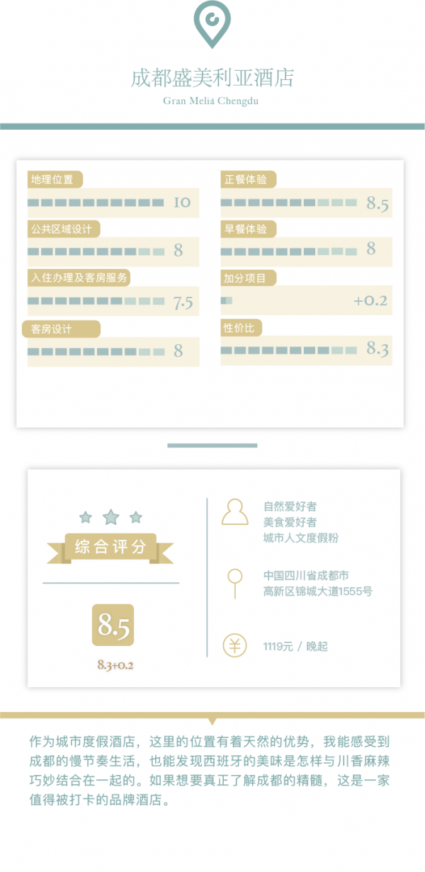 首席體驗官 | 成都盛美利亞,錦城湖畔感受西班牙式住宿體驗 首席體驗官 | 成都盛美利亞,錦城湖畔感受西班牙式住宿體驗