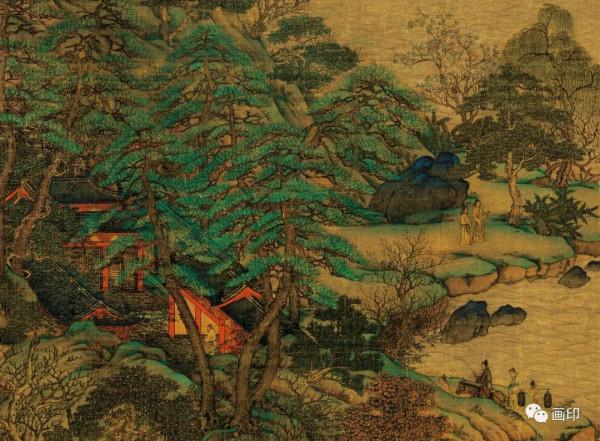 唐 · 李思訓《江帆樓閣圖》