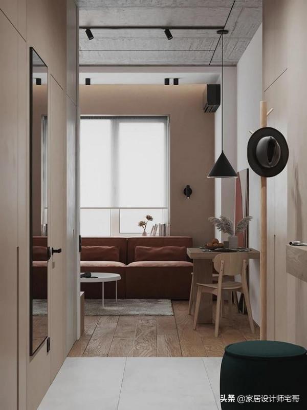 走進32歲小姐姐48㎡的家，裝飾簡約大氣有格調，高階感藏都藏不住