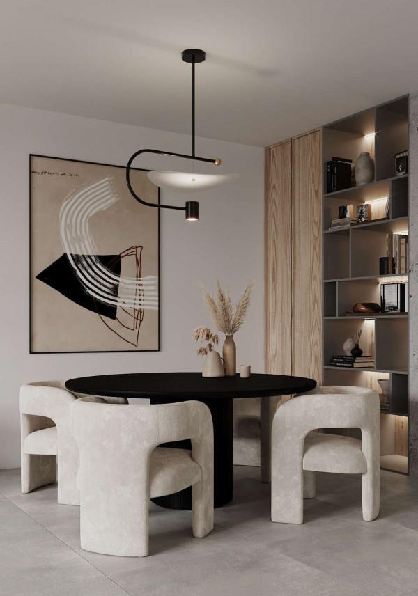 原木+高階灰 簡約卻不失精緻