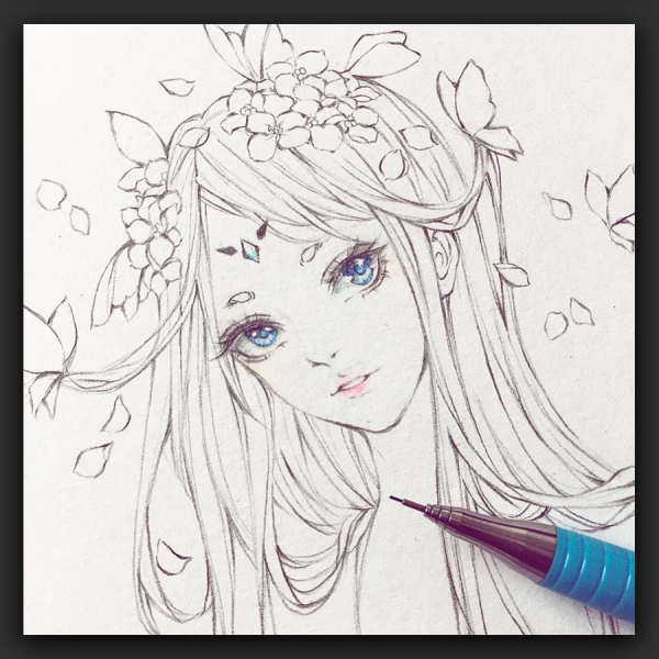 手繪｜一支鉛筆也能畫出很棒的畫面！yiingko的漫畫手繪作品欣賞