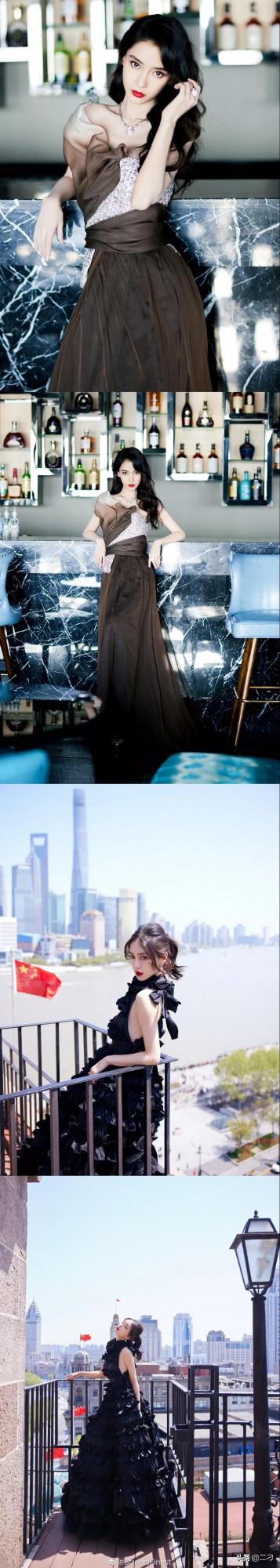 Angelababy芭莎慈善夜造型路透 永遠可以期待禮服鼻鼻 ​​​