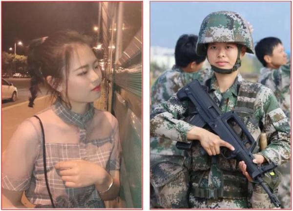 又甜又颯！看看這些“00後”女兵入伍前VS入伍後