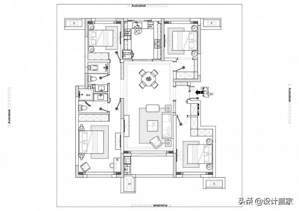 120㎡原木自然風,經典美式貫穿其中,精緻優雅大氣 120㎡原木自然風,經典美式貫穿其中,精緻優雅大氣