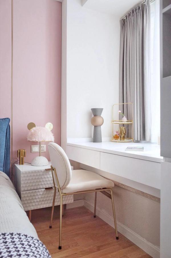 80平北歐三居室，浪漫優雅，三間臥室綽綽有餘