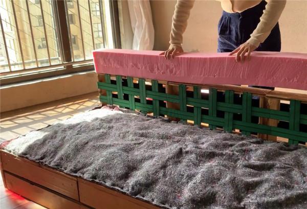 姑娘徒手裝修130㎡毛坯房，傢俱100%手工製作，網友：膜拜