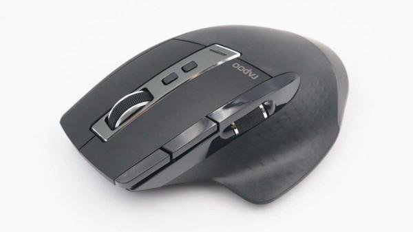 可同時連4臺終端裝置,一鍵切換,雷柏多模式無線滑鼠MT750W拆解 可同時連4臺終端裝置,一鍵切換,雷柏多模式無線滑鼠MT750W拆解