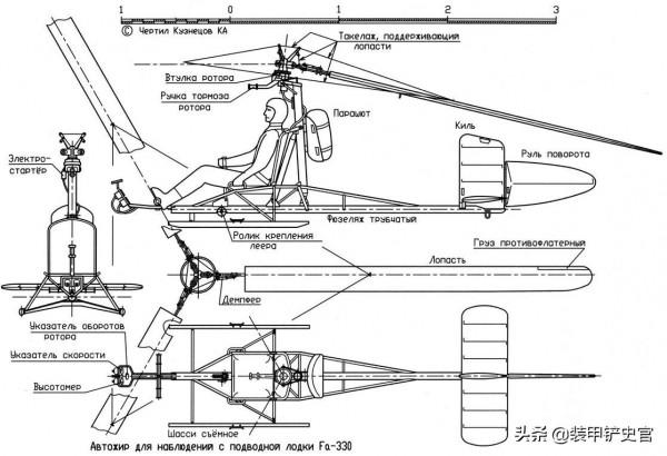 重量僅68公斤的二戰德軍微型直升機,飛行員充當人肉風箏 重量僅68公斤的二戰德軍微型直升機,飛行員充當人肉風箏