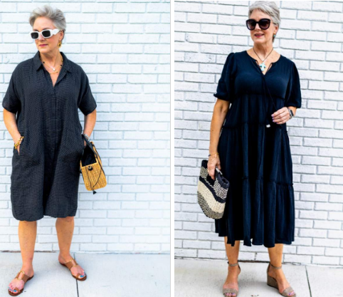 誰說微胖女人不時髦，這位胖奶奶成穿衣典範，她的搭配技巧值得學