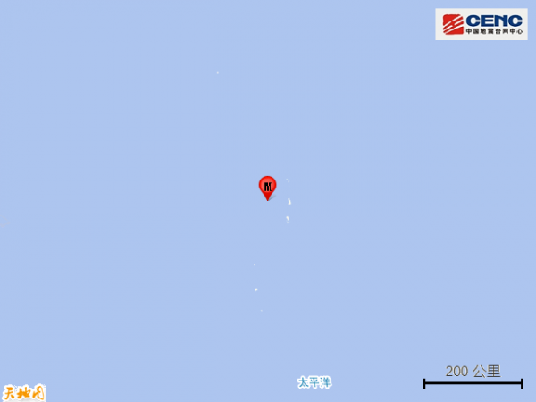 日本小笠原群島發生5.5級地震