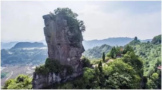 萬州人頭寨風景圖