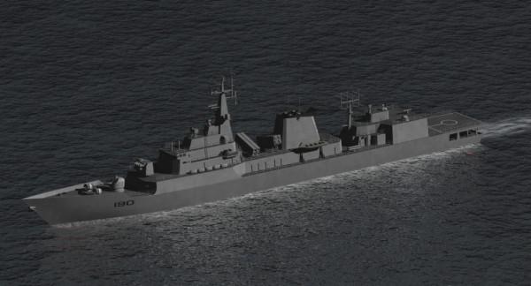 出口巴基斯坦的F-22P護衛艦