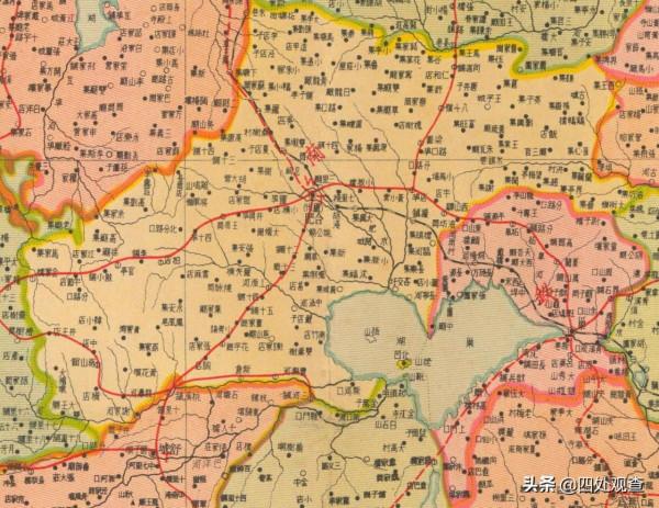 老地圖上的安徽省，1938年安徽省分縣明細地圖