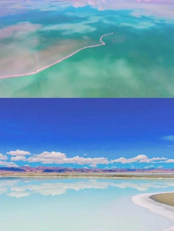 西藏唯一粉色鹽湖，人少景美免門票！比青海茶卡還大兩倍