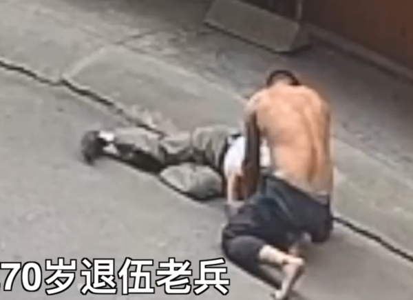 廣西70歲退伍老兵，遭22歲男子毆打致死，家屬拿死刑判決告慰老人