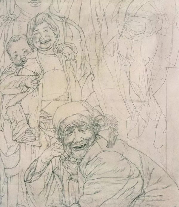 唐永力（中央美術學院教授）素描作品欣賞