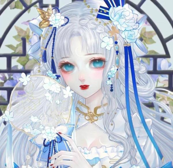 頭像｜動漫古風美人，秀色掩今古，荷花羞玉顏