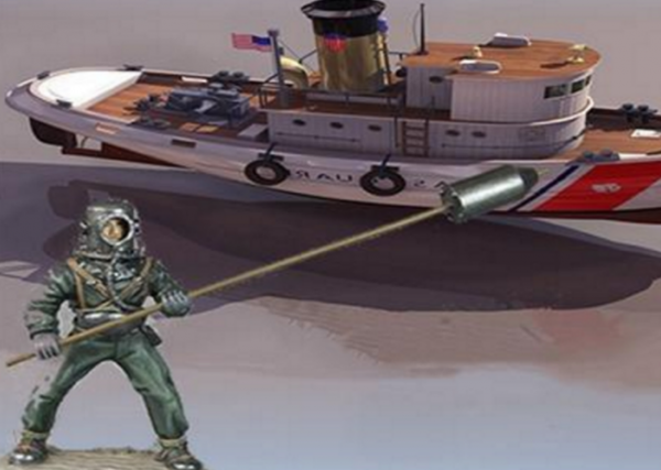 用竹竿當武器，潛水下海炸軍艦，二戰日軍伏龍特攻隊真有這樣神奇