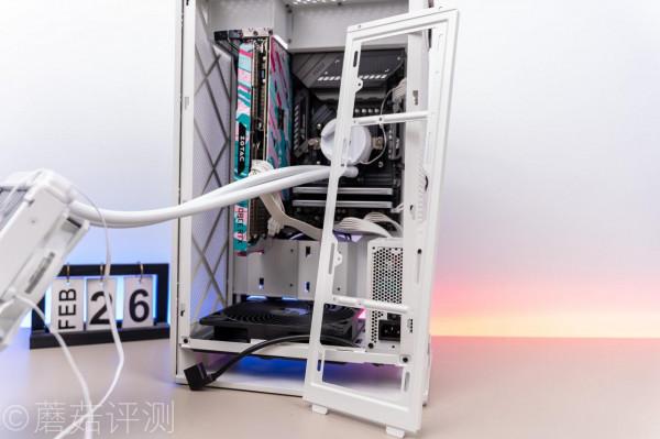 散熱十分優秀，佔地面積超小、銀欣ALTA G1M白色MATX機箱 評測