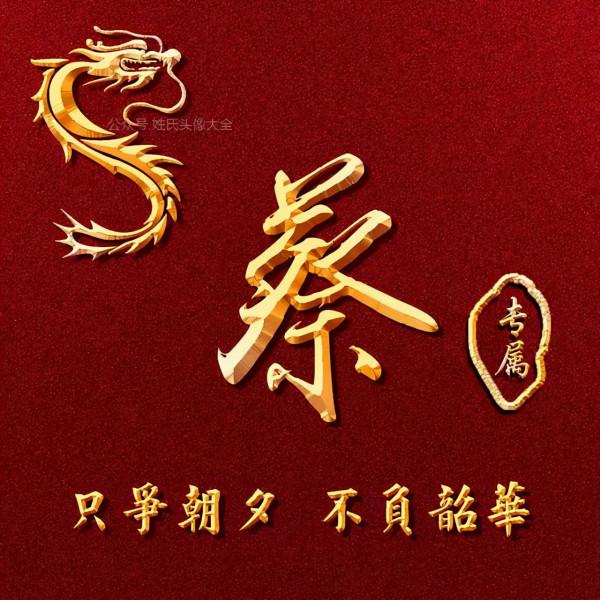 200張正能量姓氏頭像，張張精品，只爭朝夕 不負韶華