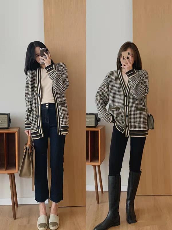 開春首件單品一定要選&OpenCurlyDoubleQuote;針織開衫&rdquo;，溫柔實用不說，這樣搭好氣質