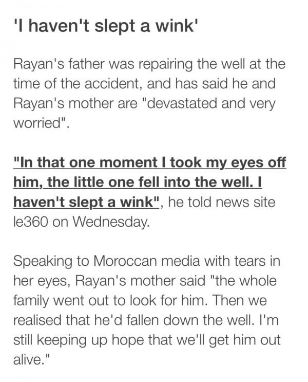 讀BBC學英語：摩洛哥小孩被困井下