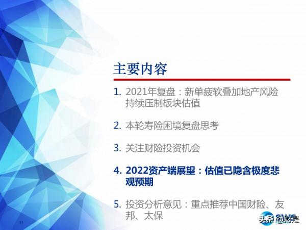 保險行業2022年投資策略：壽險磨底尚待時日，財險板塊拐點已至